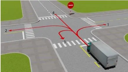 Những hướng nào xe ô tô tải được phép đi?