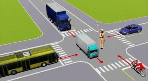 Các xe đi như thế nào là đúng quy tắc giao thông?
