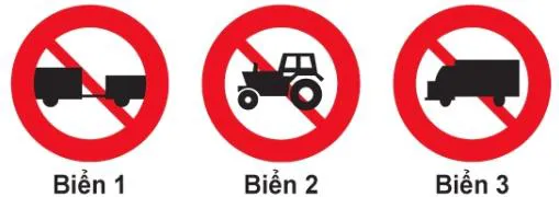 Khi gặp biển số 1, xe ô tô tải có được đi vào không?