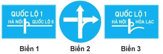 Biển nào báo hiệu Cầu vượt liên thông?
