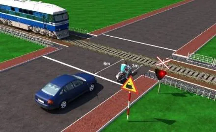 Xe nào dừng đúng theo quy tắc giao thông?