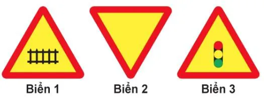 Biển nào báo hiệu Giao nhau có tín hiệu đèn?
