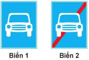 Biển nào báo hiệu Đường dành cho xe ô tô?