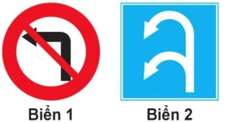 Biển nào xe được phép rẽ trái?