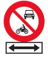 Biển này có hiệu lực đối với xe mô tô hai bánh, ba bánh chở hàng không?