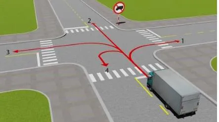 Những hướng nào xe ô tô tải được phép đi?